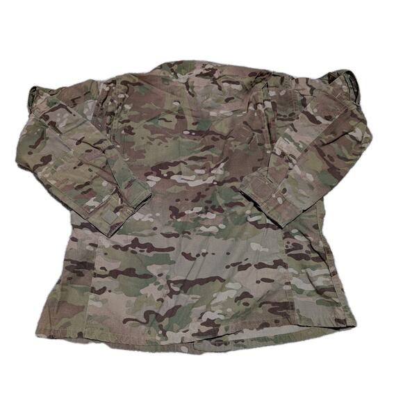 New Army Camo Combat Coat Jacket Team Soldier Flame Resistant Fr SZ Medium Short - Picture 2 of 8